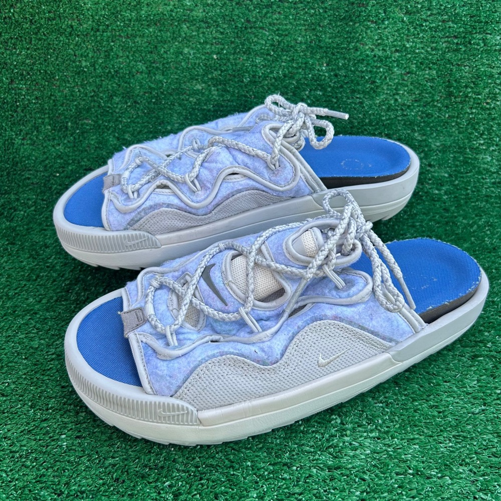 Nike Offline 2.0 Light Arctic Pink Blue Mules DJ6229-001 Mens 10